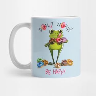 frog donut worry Mug